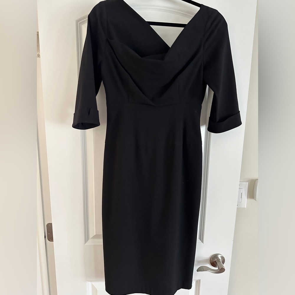 Black Halo Jackie O black dress size 6